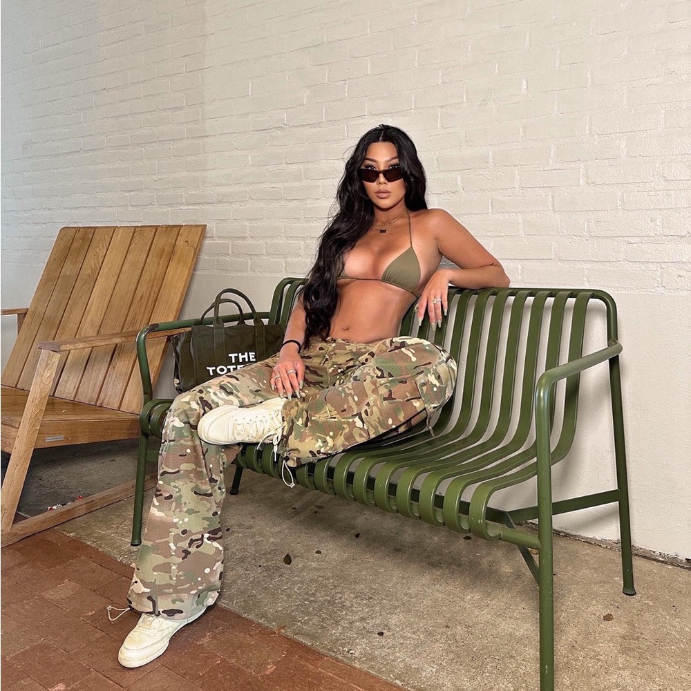 Cargo army parachute pants